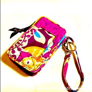 Vera Bradley Easy Campus Carry Wristlet Wallet